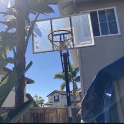 Spalding 54" Acrylic Portable Basketball Hoop