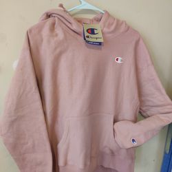 Champion Large Comfy Woman Pink Hoodie 