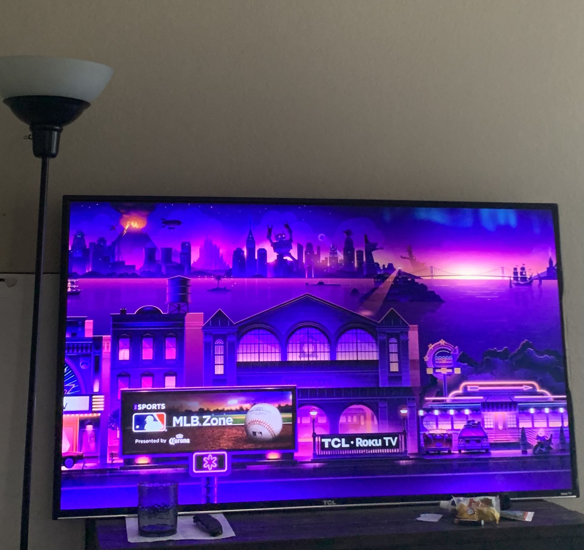 55” TCL ROKU TV