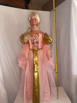 1992 Mattel My Size Barbie-Repunzel