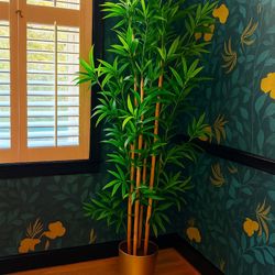 IKEA Artificial Bamboo Plant with Pot