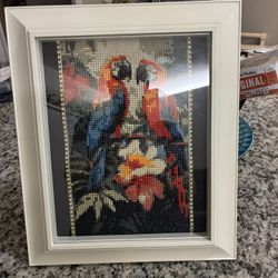 Diamond Picture Of Two Parrots 🦜 