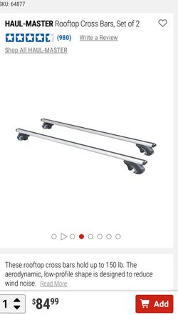Rooftop cross bars