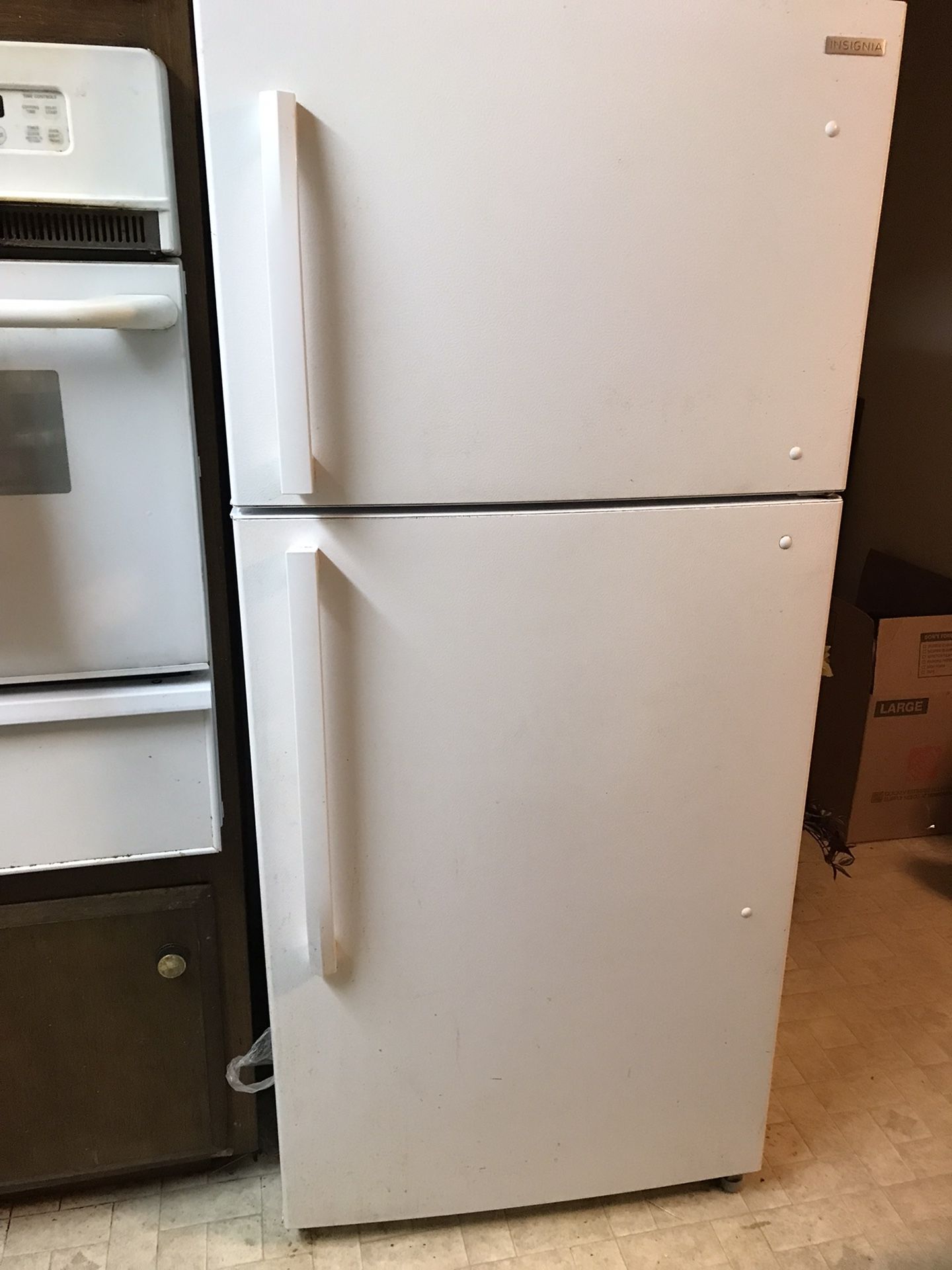 Free furniture! Sofa+loveseat+coffee table+refrigerator for Sale in