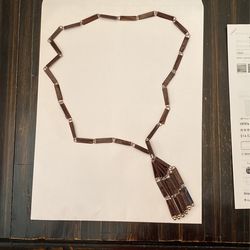 Vintage 1970s PaperClip Necklace 