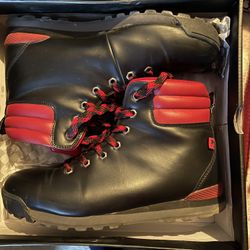 ROCAWEAR Black Red boots like new mens size 10.5