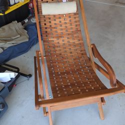 Swing Lounge Chair Wooden