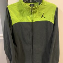 Jordan Fleece Neon Hoodie Sweatshirt 