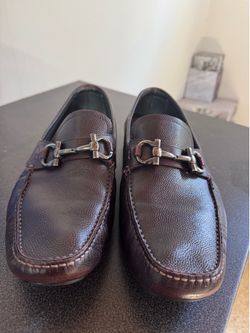 Salvatore Ferragamo men's horsebit driving loafers