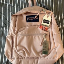 Pink JanSport Backpack