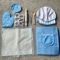Kid’s Children Play Kitchen Cooking Baking Chef Set 