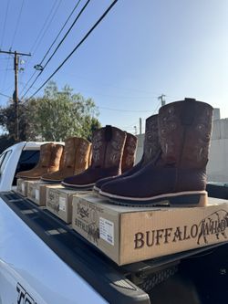 Mens Leather Work Boots