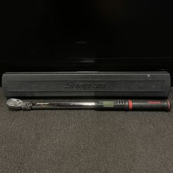Snap On 1/2” Drive 12.5-250 Ft-Lbs Flex Head Digital Torque Wrench W/ Case