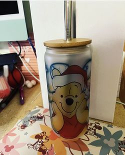 Pooh Glass Cup