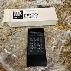 Brand New McIntosh HR35 Remote with OriginalBox for C35 System Control