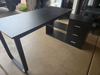 Black desk