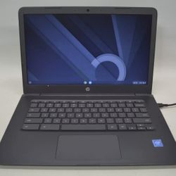 HP Chromebook 14 G5 Gray intel TOUCH-SCREN 4GB 14-inch 32GB SSD  Charger included 