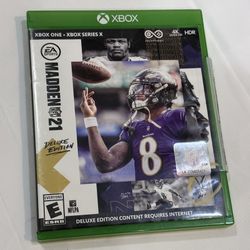Madden 21 Deluxe Edition Xbox Game With Case & Inserts Video Game NFL
