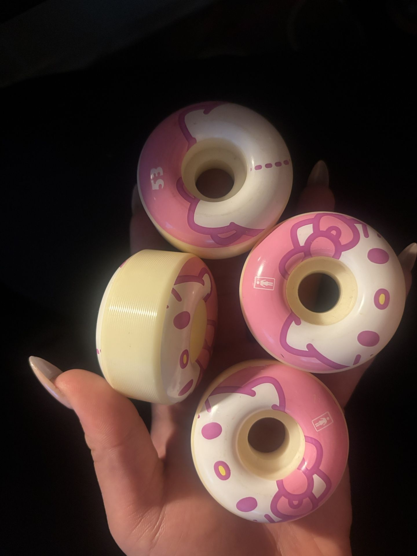 53mm Wheels For Skateboard The Girl Brand 