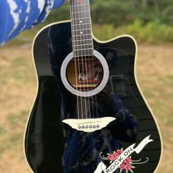 🎸 Esteban Limited Edition Acoustic Electric Guitar Bundle Black Gloss