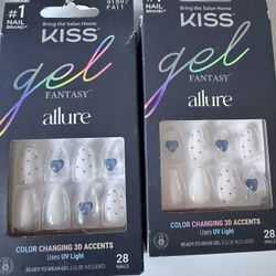 Kiss Nails $7 Each Blue Hearted Nails 