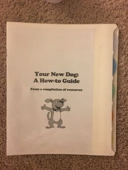Dog training book
