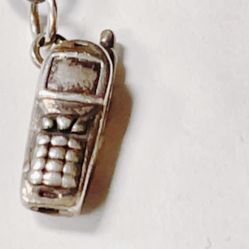 James Avery Sterling Silver Cell Phone Charm RETIRED