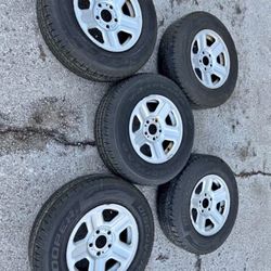 16” Jeep Grand Cherokee Wrangler Factory We Finance Package Set Of 5 Wheels Rims Tires M