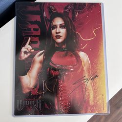 Stephanie Vaquer Live Event 11x14 Signed Autograph Print WWE