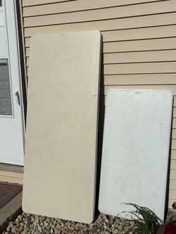 Set of 2 folding tables BOTH FOR $50.00
