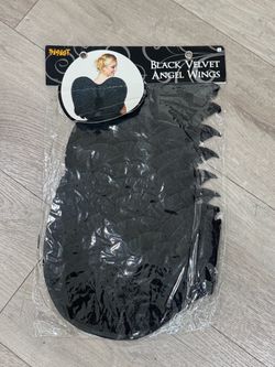 Halloween costume black Angel Wings new