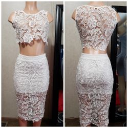 2 pieces set new Dress size S.