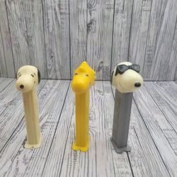 Peanuts/Snoopy Themed Pez Dispensers