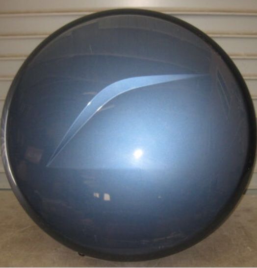 Blue 06-12 Toyota-RAV4 hard spare tire cover
