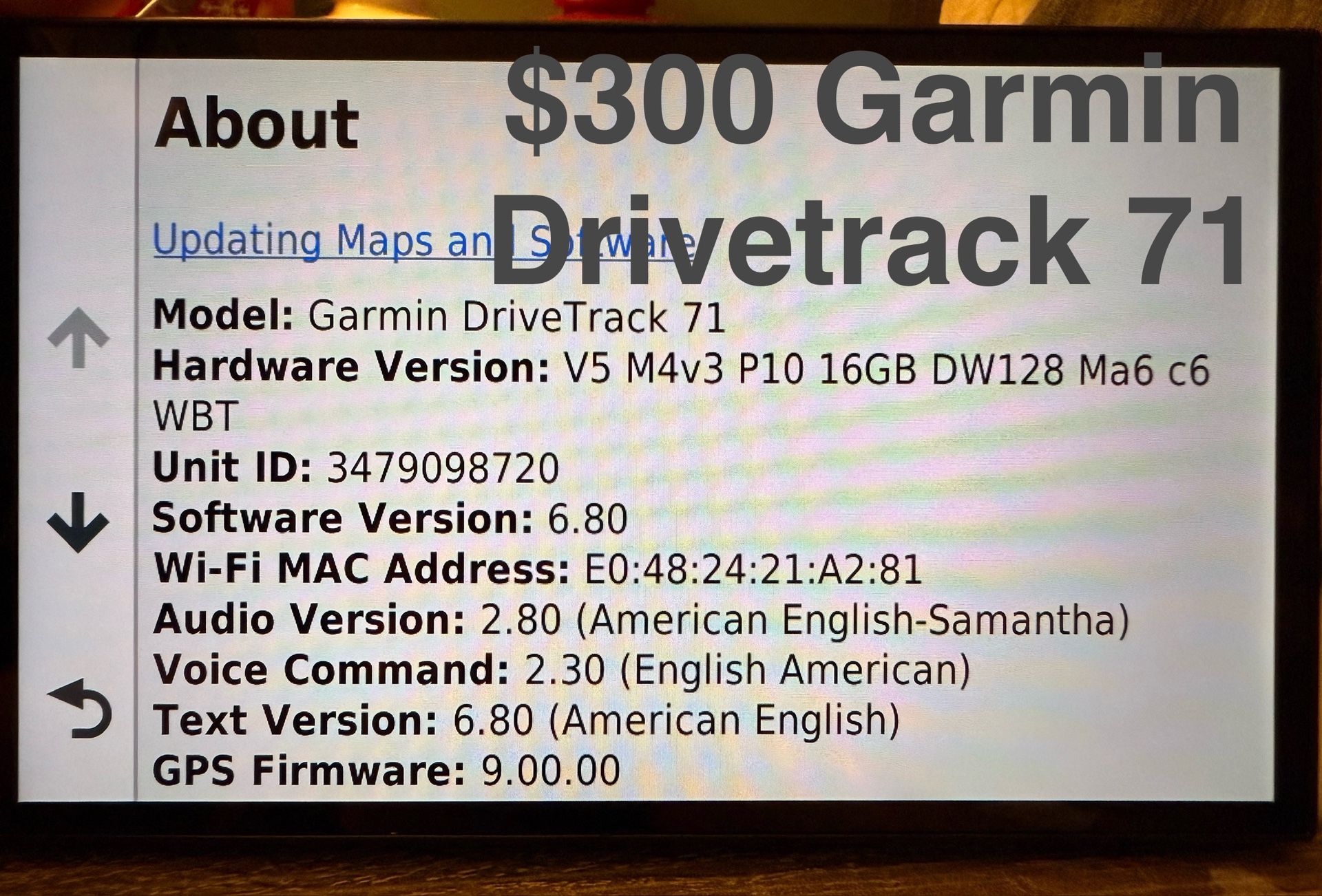 Garmin Drive Track 71