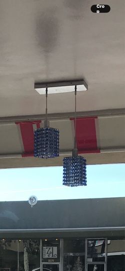 Crystal Beaded Pendant Lights $60 each