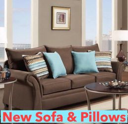 New Chocolate Sofa! Couch and Loveseat set sectional specials today