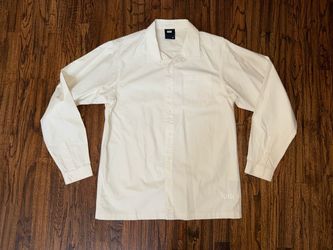 Kith Cream Cotton/Popplin Button-Down Shirt Size XL
