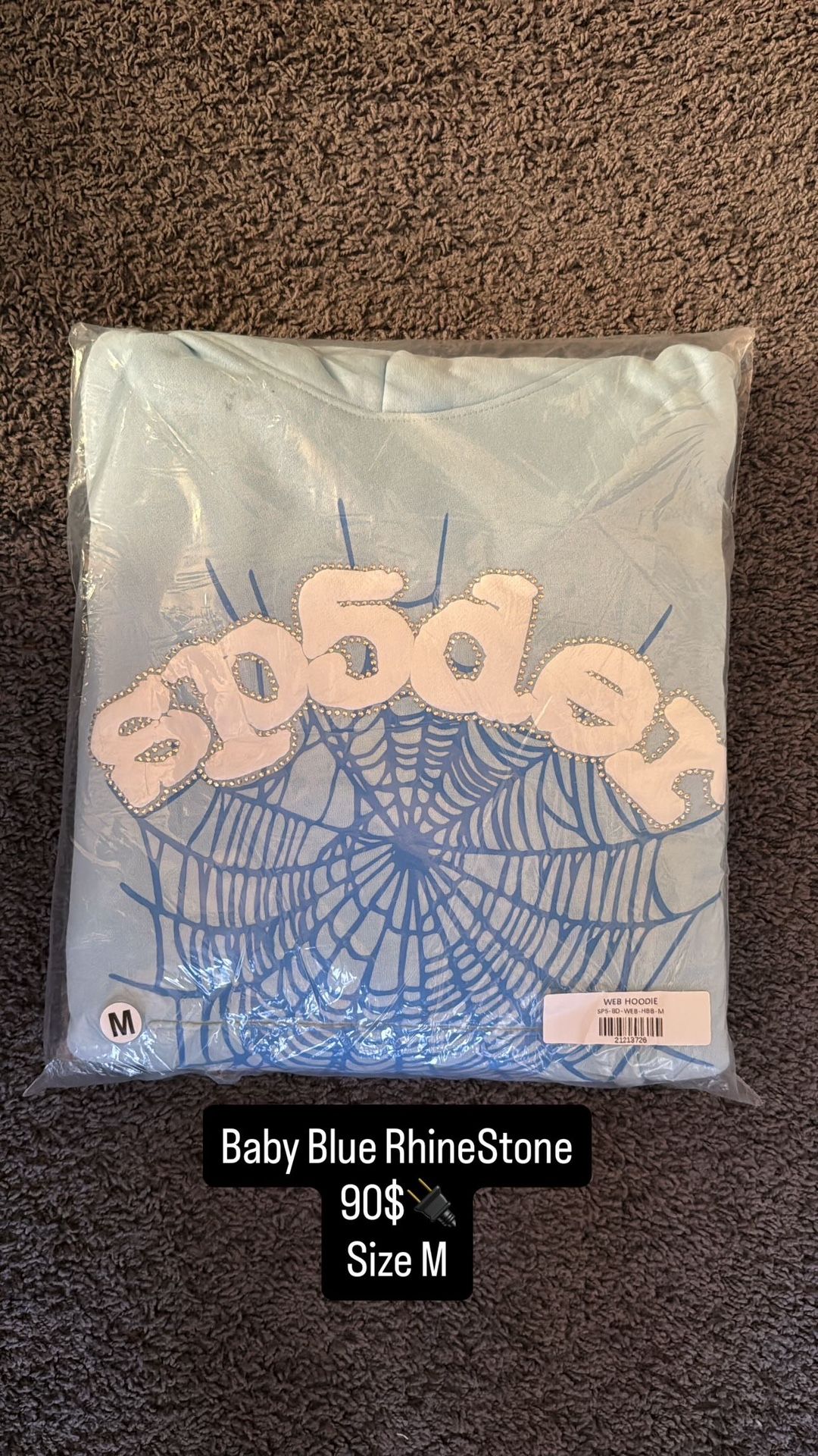Sp5der Hoodie (Baby Blue)