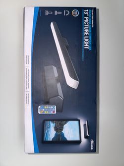 Westek Matte Black 13in. LED Adjustable White Picture Light