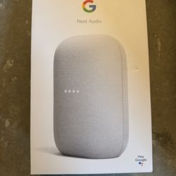 Google Nest Audio Smart Speaker – White – New in Box
