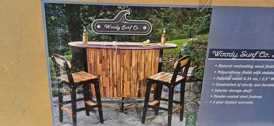 WOODY SURF CO BAR SET