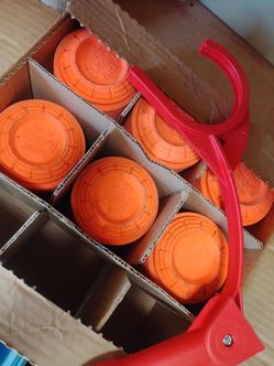Clay Pigeon and thrower