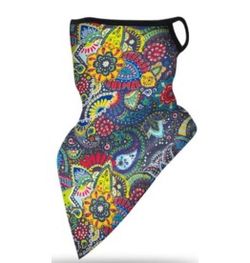 A Bit Trippy Bandana Look Neck Gaiter
