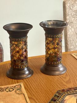 Partylite Candle Holders 9”
