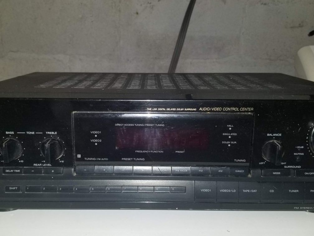 SONY STR-D590 FM STEREO/FM-AM DOLBY AMPLIFIER RECEIVER