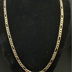 14k gold Figaro link chain