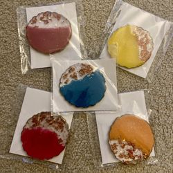 Colorful Resin Drink Coaster
