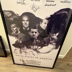 Signed Mafia States of America poster