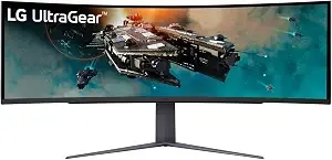 LG UltraGear 49" Class DQHD Curved Monitor (LG 49GR85DC-B)